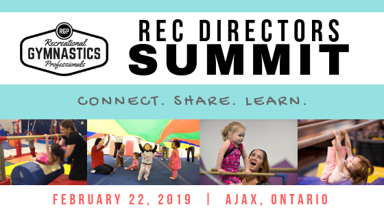Rec Director Summit || Recreational Gymnastics Professionals || recgympros.com/summit || @recgympros